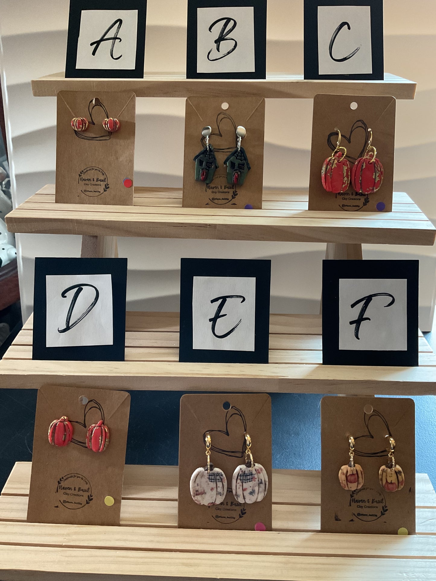 Pumpkin/Halloween Earrings